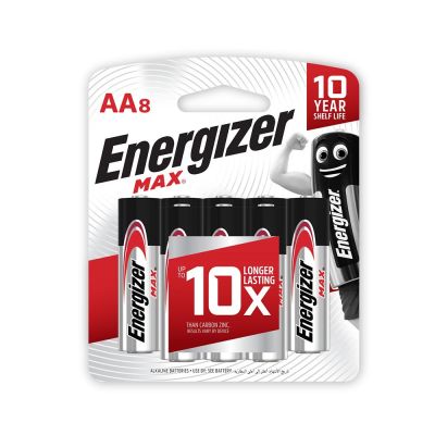 ENERGIZER Max Powerseal Technology Alkaline Battery AA (8pcs)
