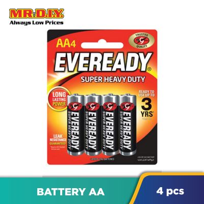 EVEREADY Super Heavy Duty Batteries AA (4 Pcs) 1215BP4