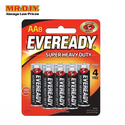 EVEREADY Super Heavy Duty Battery AA (8 pieces)