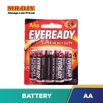 EVEREADY Super Heavy Duty Battery AA (8 pieces)