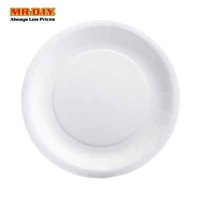 (MR.DIY) White Paper Plate (20pcs)