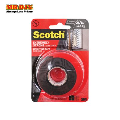 SCOTCH Outdoor/Indoor Permanent Mounting Tape (2.54cm x 1.52m)