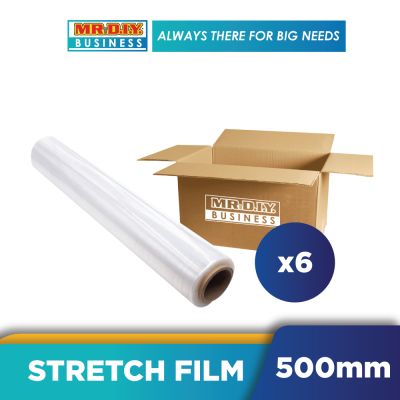 (MR.DIY) Transparent Plastic Wrapping Stretch Film (500mm x 1.5kg)