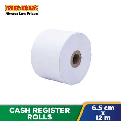 (MR.DIY) Cash Register Receipt Printer Paper Roll 2ply (44mmx65mmx12mm)
