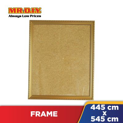 Plastic Photo Frame Gold (44.5x54.5cm)