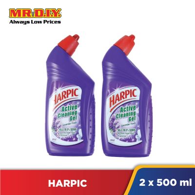 HARPIC Value Pack Active Cleaning Gel Lavender Fresh (2 x 500ml)