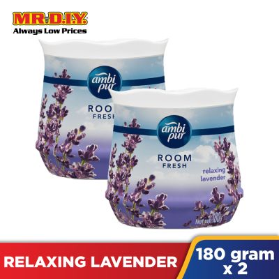 AMBI PUR Room Fresh Air Refreshing Relaxing Lavender Gel (2 x 180g)