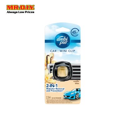 Ambi Pur Car Mini Clip Vanilla Bliss Car Air Freshener 2.2 ml
