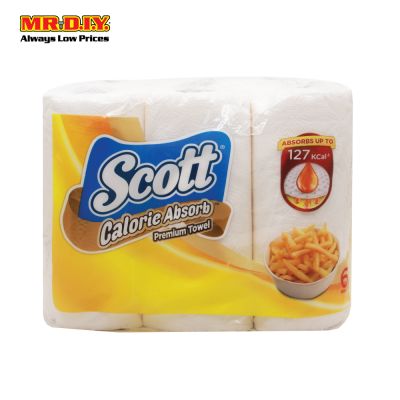 Scott Calorie Absorb Premium Kitchen Towel 6 X 60S&#039;)