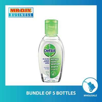 DETTOL Hand Sanitizer - Original (Bundle of 5 bottles)
