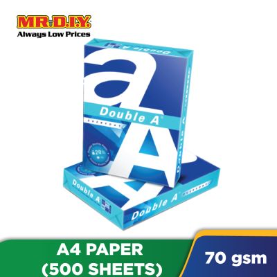Double A A4 Paper 70gsm (1 ream x 500 sheets)