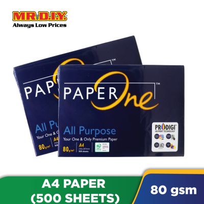 PAPER ONE A4 Paper 80gsm (1 ream x 500 Sheets)