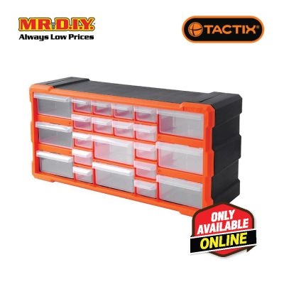 TACTIX 22-Drawers Storage Bin