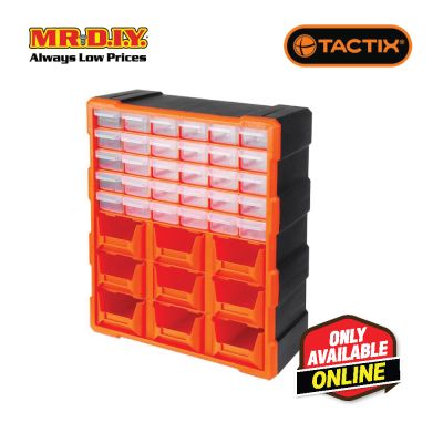 TACTIX 30-Drawers Storage Bin With 9 Tray