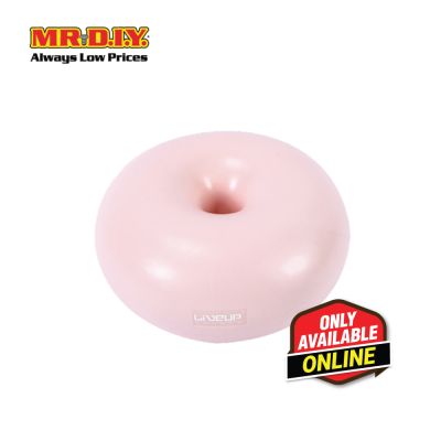 LIVEUP Sports Gym Inflatable PVC Donut Ball - Pink (45cm) LS3567