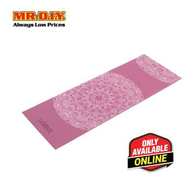 LIVEUP Sports Printing PVC Yoga Mat - Red (173cm) LS3231C