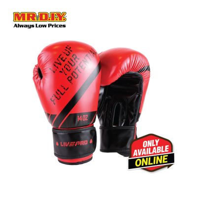 LIVEPRO Sports Boxing Sparring Gloves (1 Pair) (14OZ) LP8600-14