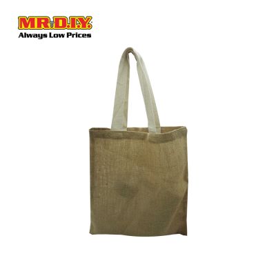 (MR.DIY) Natural Jute Bag (38 x 42 cm)