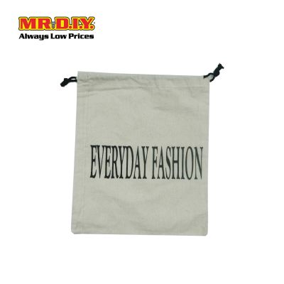 (MR.DIY) Drawstring Pouch Bag (20 x 25 cm)