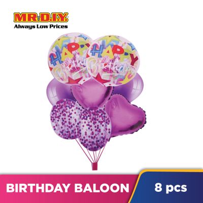 Happy Birthday Foil Ballon (8 pieces)