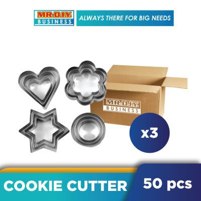(MR.DIY) DS Stainless Steel Cookie Cutter (12pcs)