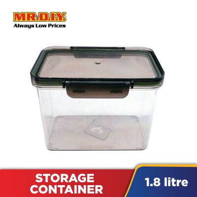 (MR.DIY) Storage Stackable Container (1.8L)