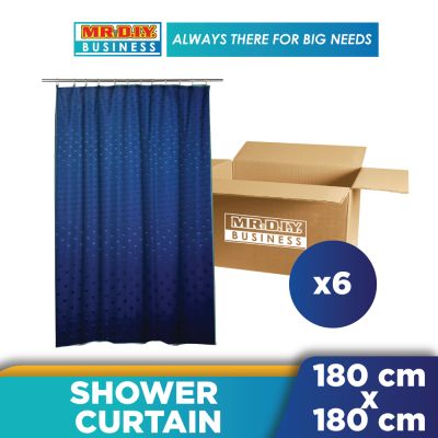 (MR.DIY) Shower Curtain  (180cm x 180cm)
