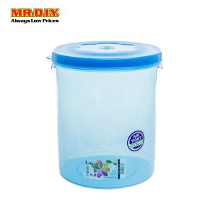 LAVA Airtight Plastic Container Canister Floral Cylinder BPA Free 3L (19 x 15.5cm)