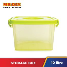 Lava Plastic Storage Box Mr Diy, Plastic Storage Box With Lid And Handle
