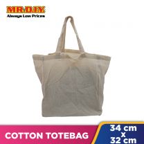 Plain Cotton Totebag (32x21.5x34cm)