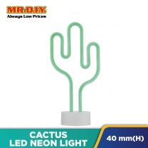(MR.DIY) LED Neon Light Stand (Cactus)