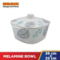 (MR.DIY) Square Lid Melamine Bowl (25cm)