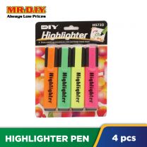 Highlighter Pen 4 Pieces