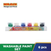 Washable Tempera Paint Set (6 pieces)
