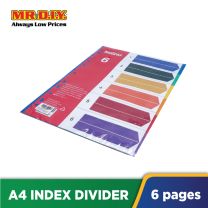 A4 Index Divider 6 Page