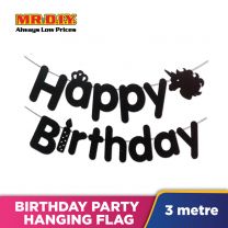Birthday Party Hanging Flag (3m)