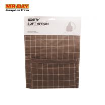 (MR.DIY) Soft Apron (Checkered) 35703-2