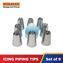 (MR.DIY) Piping Nozzle Set (9 pieces)