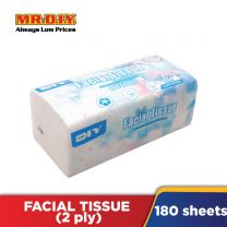 (MR.DIY) 2 Ply Facial Tissue (180 Sheets)