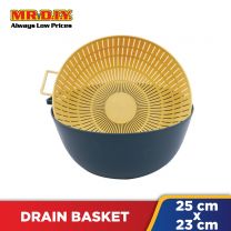 (MR.DIY) 2 in 1 Kitchen Plastic Mesh Strainer Drain Basket