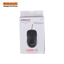CROWN Wired USB Mouse CMM-59 1000DPI