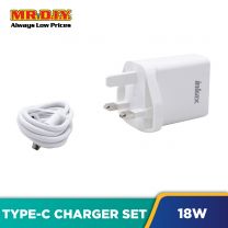 (MR.DIY) 18W 3.4A Type-C Fast Charger Set With Adapter