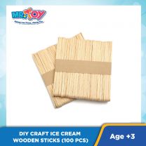 DIY Craft Ice Cream Wooden Sticks (100 pcs)