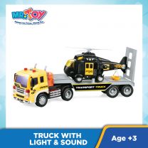 City Service Series Transport Truck Inertial Motion Toy with Light & Sound