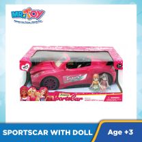 Fashion Beauty Sportscar With Doll For Kids 7896