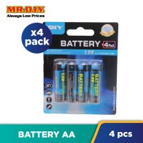 (MR.DIY) Super Extra  AA Battery (4pcs x 4 pack) 