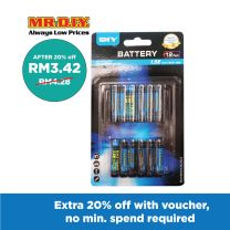 (MR.DIY) Super Extra AAA Battery (12pcs)