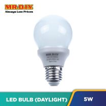 (MR.DIY) Round Shape LED Bulb Daylight 5W A60