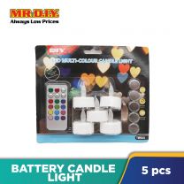 (MR.DIY) Battery Candle Light (5 pieces)