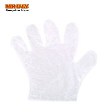 Hand Glove Disposable Plastic  (100pcs)